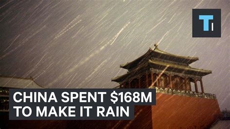 china making it rain.